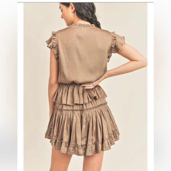 Reset Summer Dress in Mocha - Picture 3 of 4